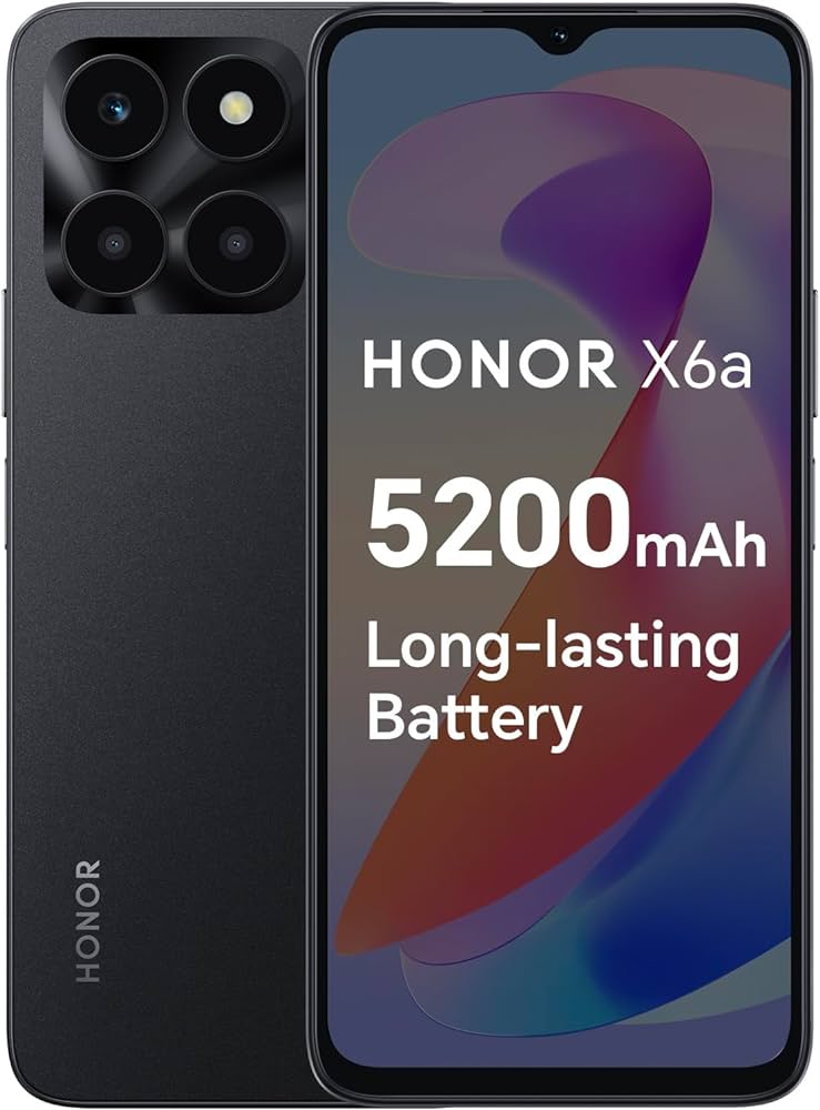 Téléphonie mobile smartphone HONOR X6a 128Go Gris infinytech Réunion 01