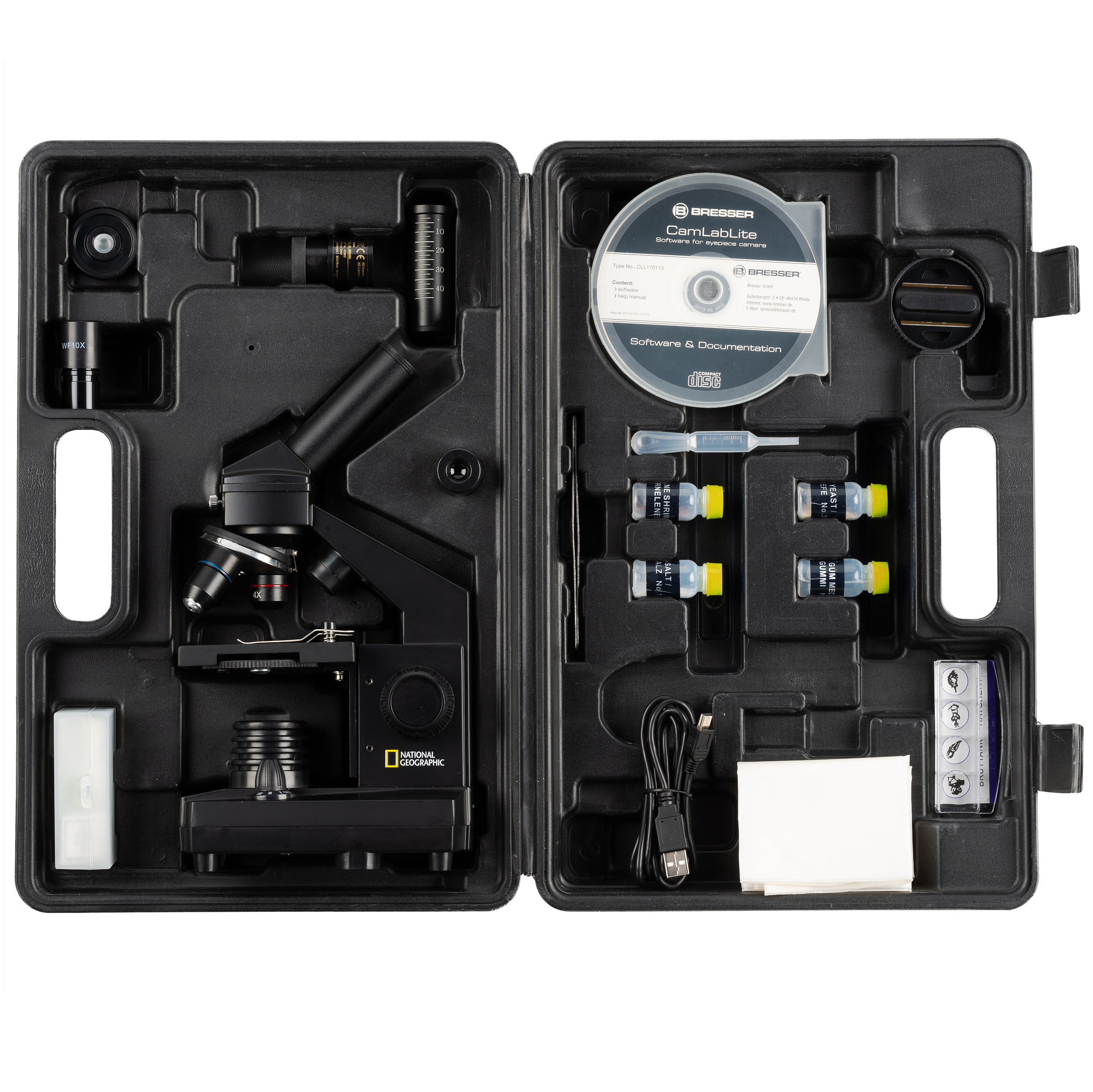 Accessoires microscope National Geographic 40x-1024x infinytech Réunion 05