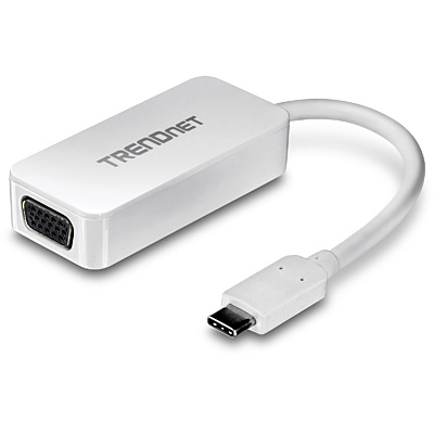 Matériels informatique adaptateur TRENDNET USB HDTV Type C vers VGA infinytech Réunion 2