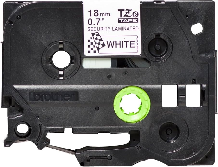 Consommables informatique cassette à ruban BROTHER TZe-SE4 Noir sur blanc 18 mm infinytech Réunion 02