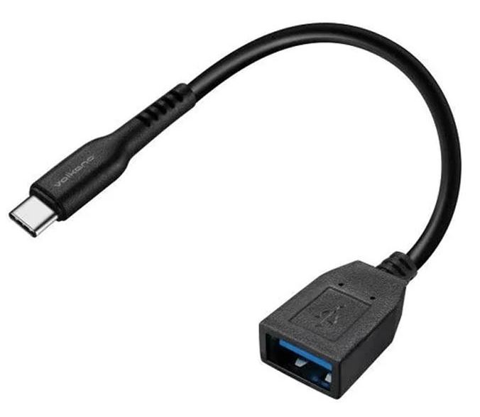 Matériels informatique adaptateur VOLKANO VK-20169-BK USB-C Mâle vers USB 3.0 Femelle infinytech Réunion 01