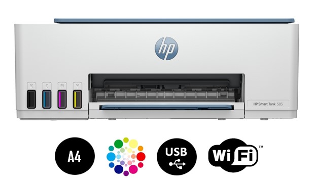 Matériels informatique imprimante multifonction HP Smart Tank 585 1F3Y4A infinytech Réunion 01