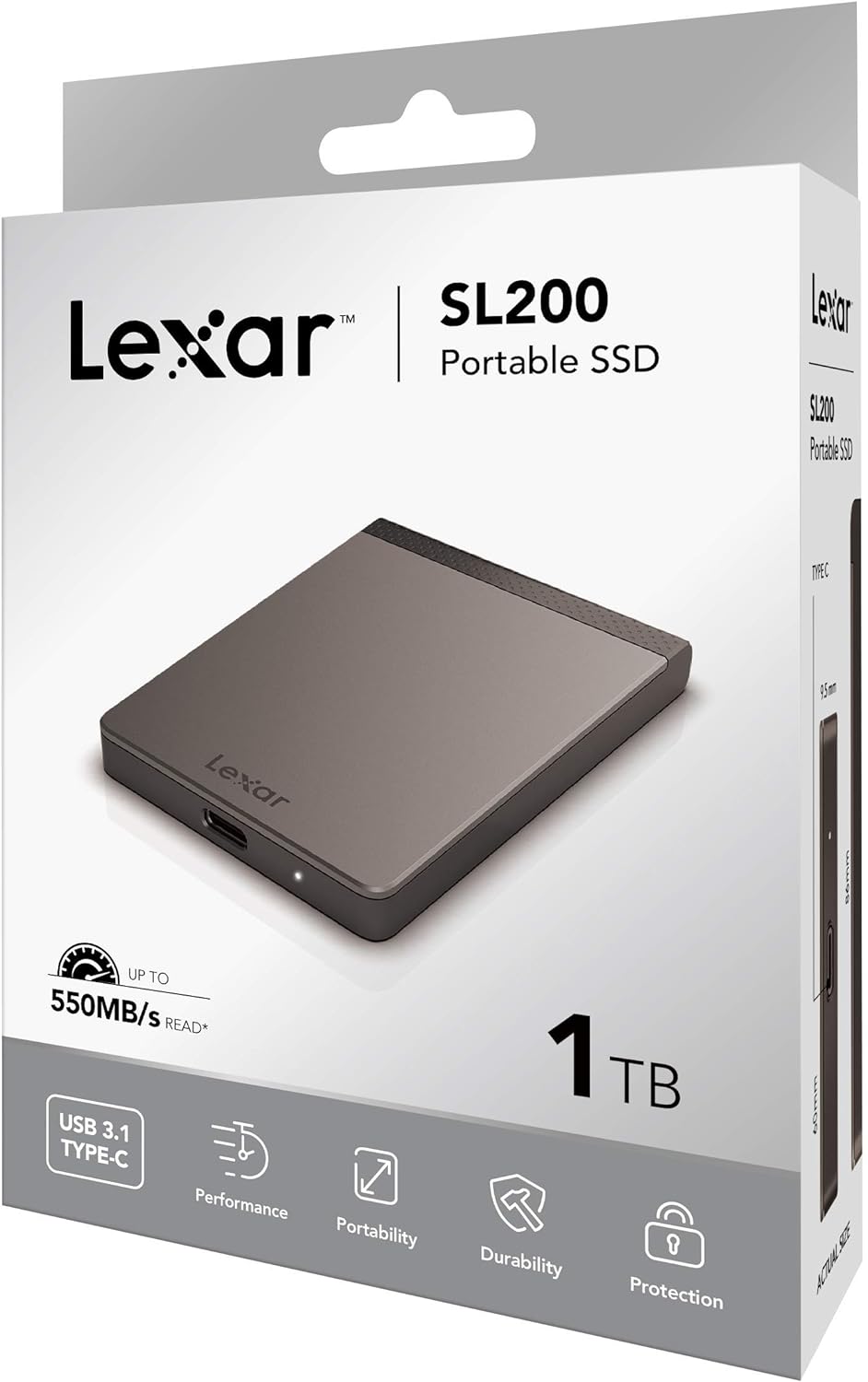 Matériels informatique disque SSD externe LEXAR SL200 1To infinytech Réunion 03