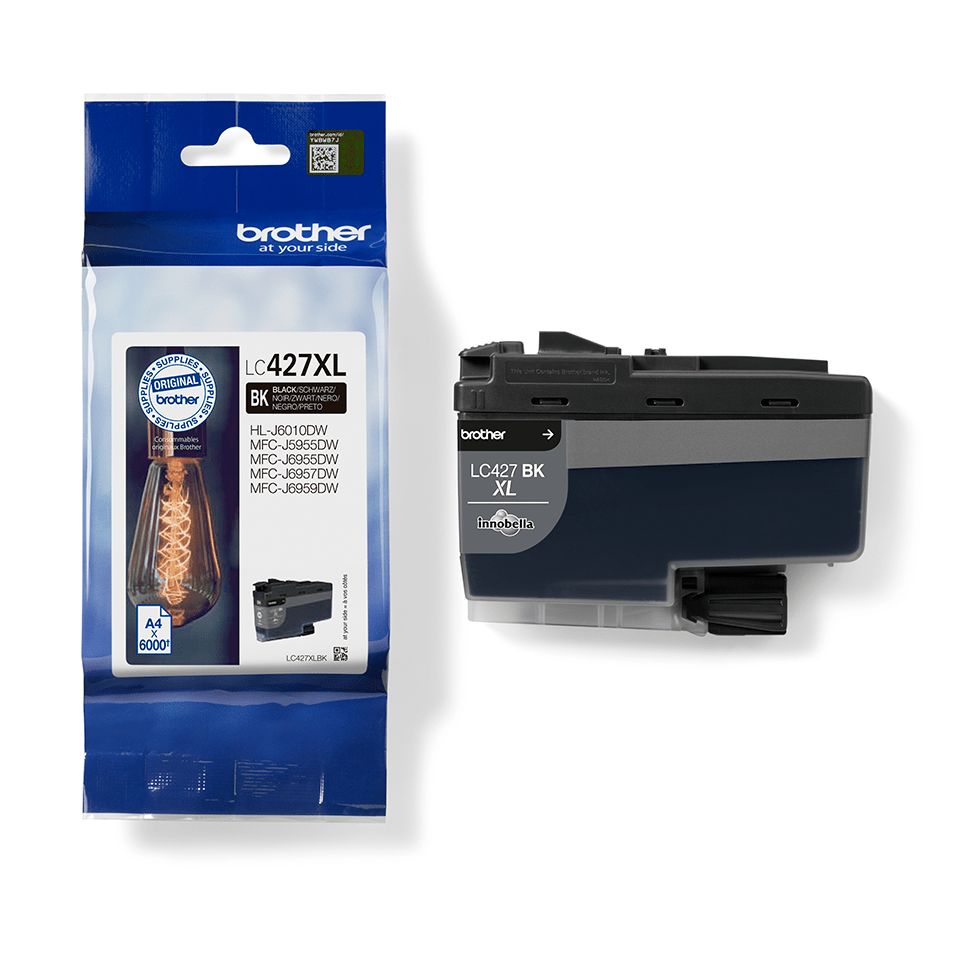Consommables informatique cartouche dencre BROTHER LC427XLBK Noir infinytech Réunion 01