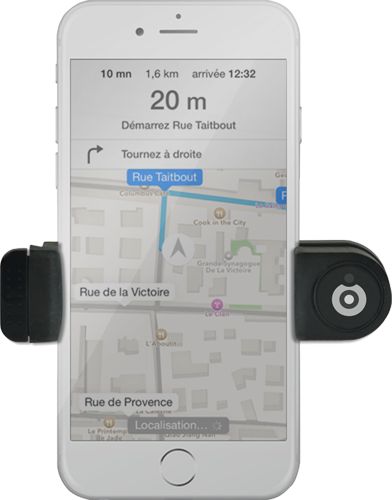 Accessoires auto support voiture ajustable sur Ventilation BIGBEN Noir infinytech Réunion 01