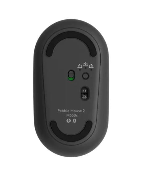 Matériels informatique souris LOGITECH Pebble Mouse 2 M350s Bluetooth Grise infinytech Réunion 03