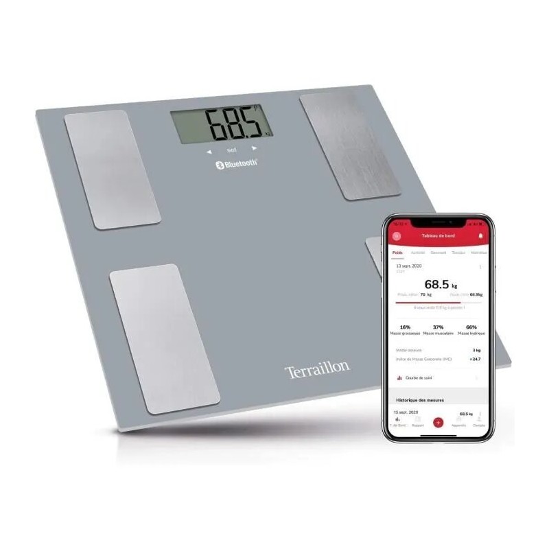 Petit électroménager impédancemètre Bluetooth TERRAILLON Smart Connect infinytech Réunion 02