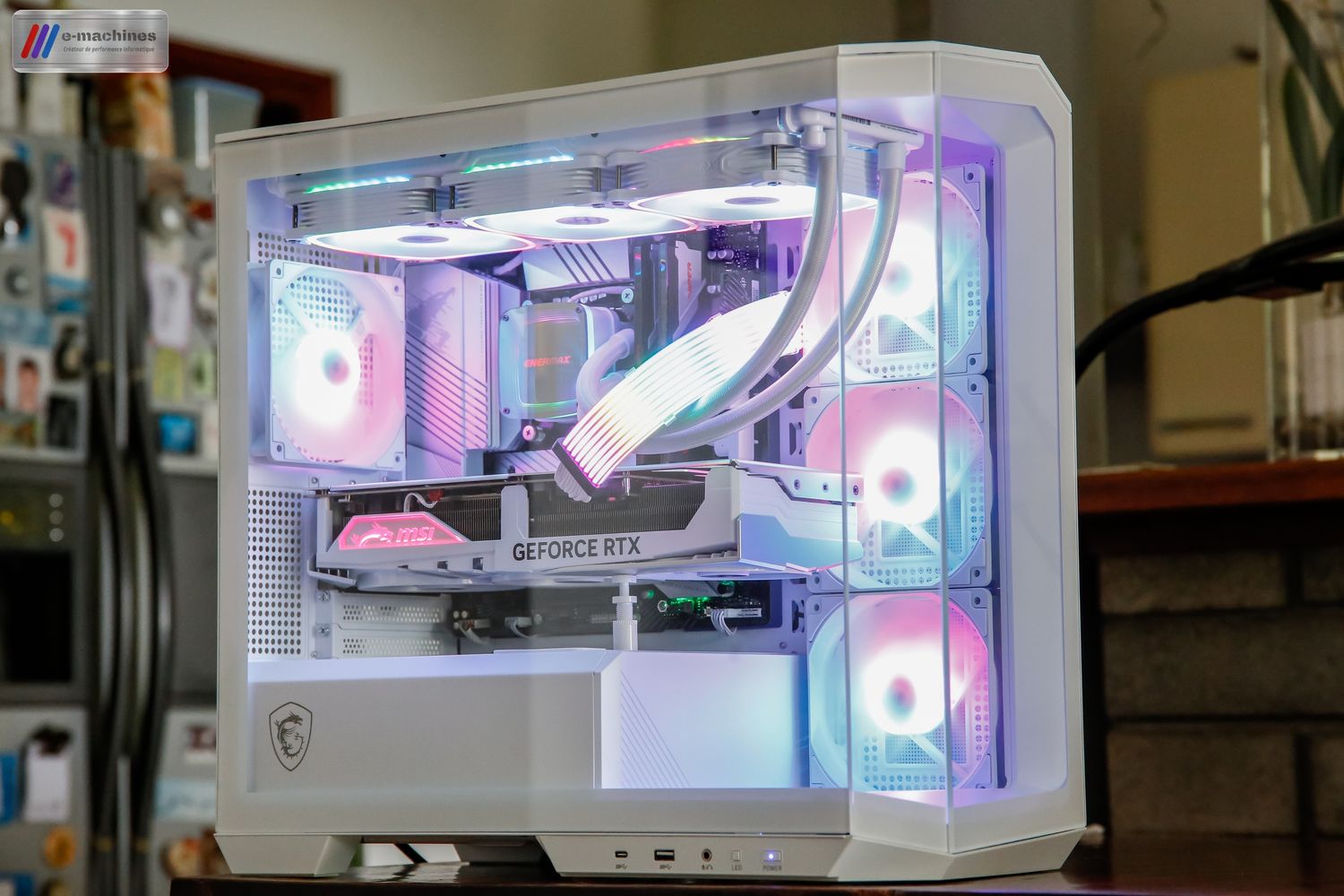 E-MACHINES MSI PANO M100R PZ Blanc I7 14700KF et RTX 4080 SUPER infinytech Réunion 02