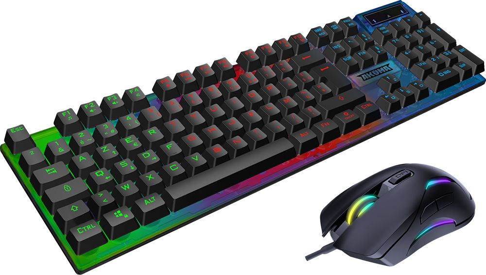 Matériels informatique pack clavier souris AKUMA Sentai C02 Filaire infinytech Réunion 02