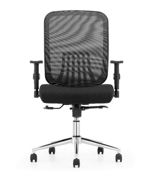 Matériels bureautique chaise de bureau Laura B Noire infinytech Réunion 03