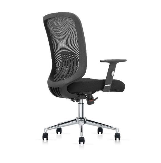 Matériels bureautique chaise de bureau Laura N Noire infinytech Réunion 02