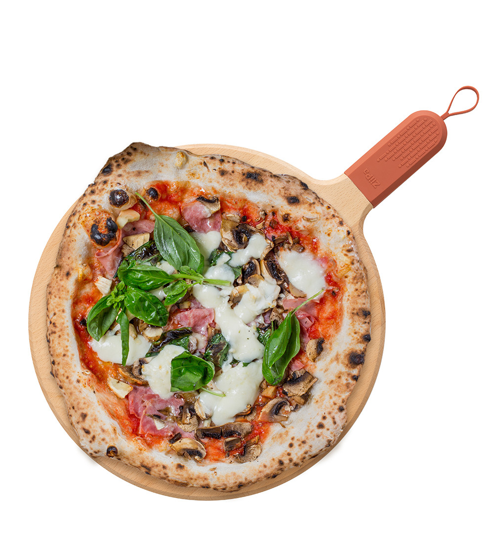 Petit électroménager planche à pizza en Hêtre ZIIPA Sora Terracotta infinytech Réunion 05
