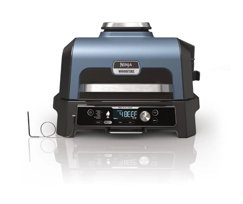 Petit électroménager Barbecue électrique et fumoir NINJA Woodfire Pro Connect XL OG901EU infinytech Réunion 01