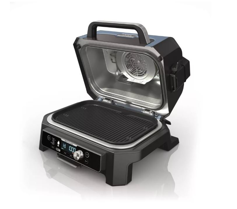 Petit électroménager Barbecue électrique et fumoir NINJA Woodfire Pro Connect XL OG901EU infinytech Réunion 02