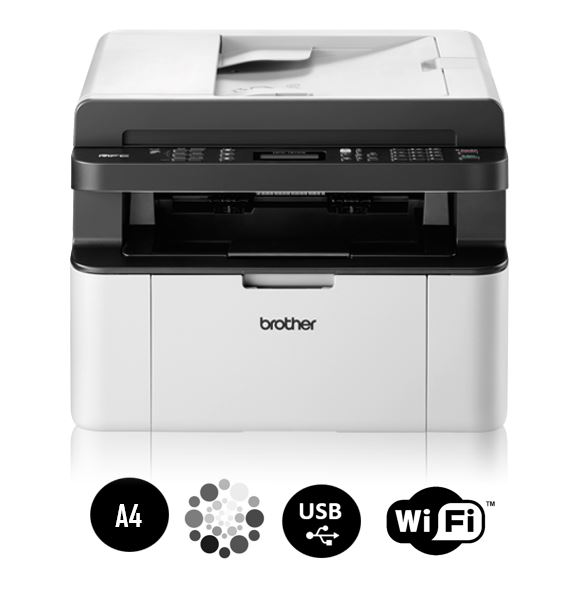 Matériels informatique imprimante laser monochrome BROTHER MFC-1910W infinytech Réunion 01