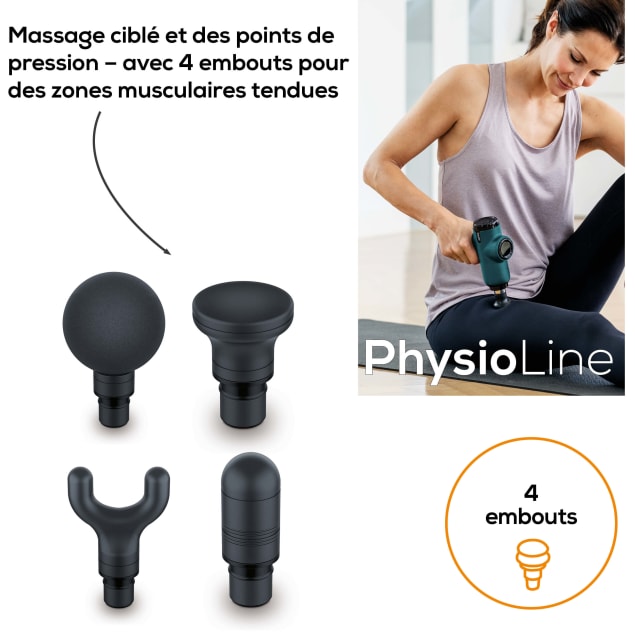 Petit électroménager pistolet de massage musculaire BEURER MG99 infinytech Réunion 04