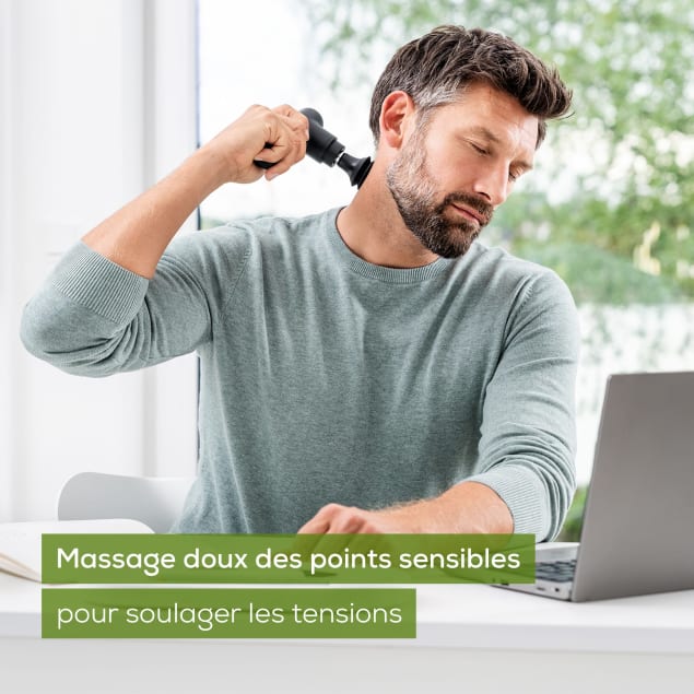 Petit électroménager pistolet de massage musculaire BEURER MG79 infinytech Réunion 02