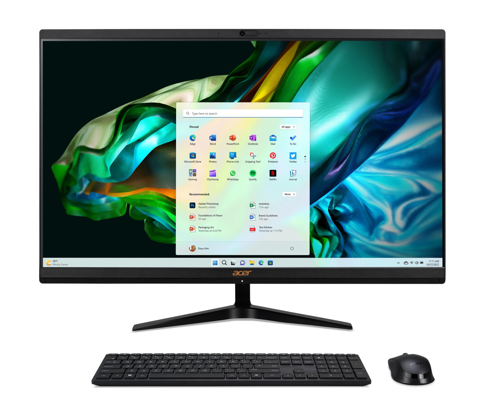 Matériels informatique all in one ACER C27-1800 infinytech Réunion 01