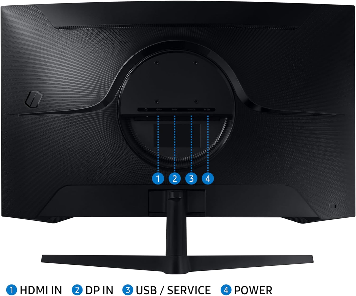 Matériels informatique écran pc SAMSUNG Odyssey G55C LS32CG552EUXEN infinytech Réunion 03