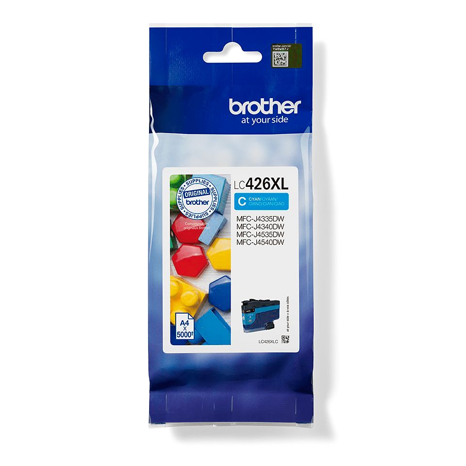 Consommables informatique cartouche BROTHER LC426XLC Cyan infinytech Réunion 01