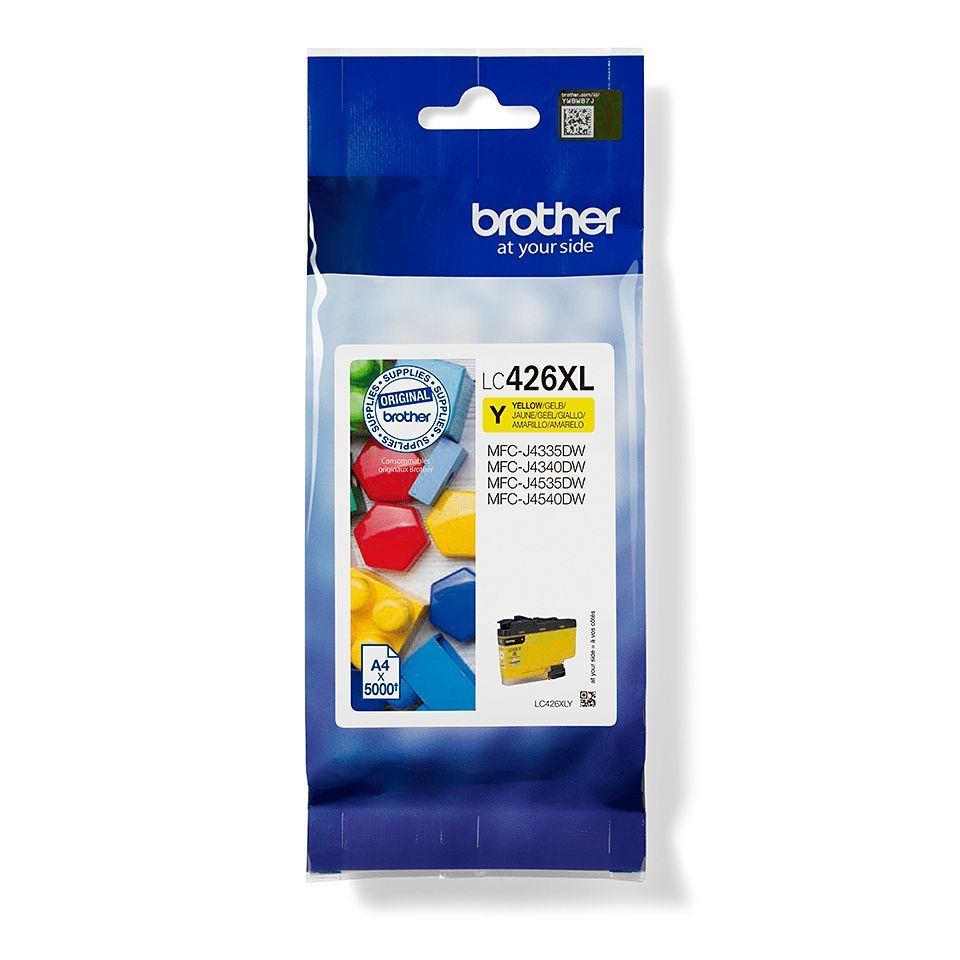 Consommables informatique cartouche BROTHER LC426XLY Jaune infinytech Réunion 01
