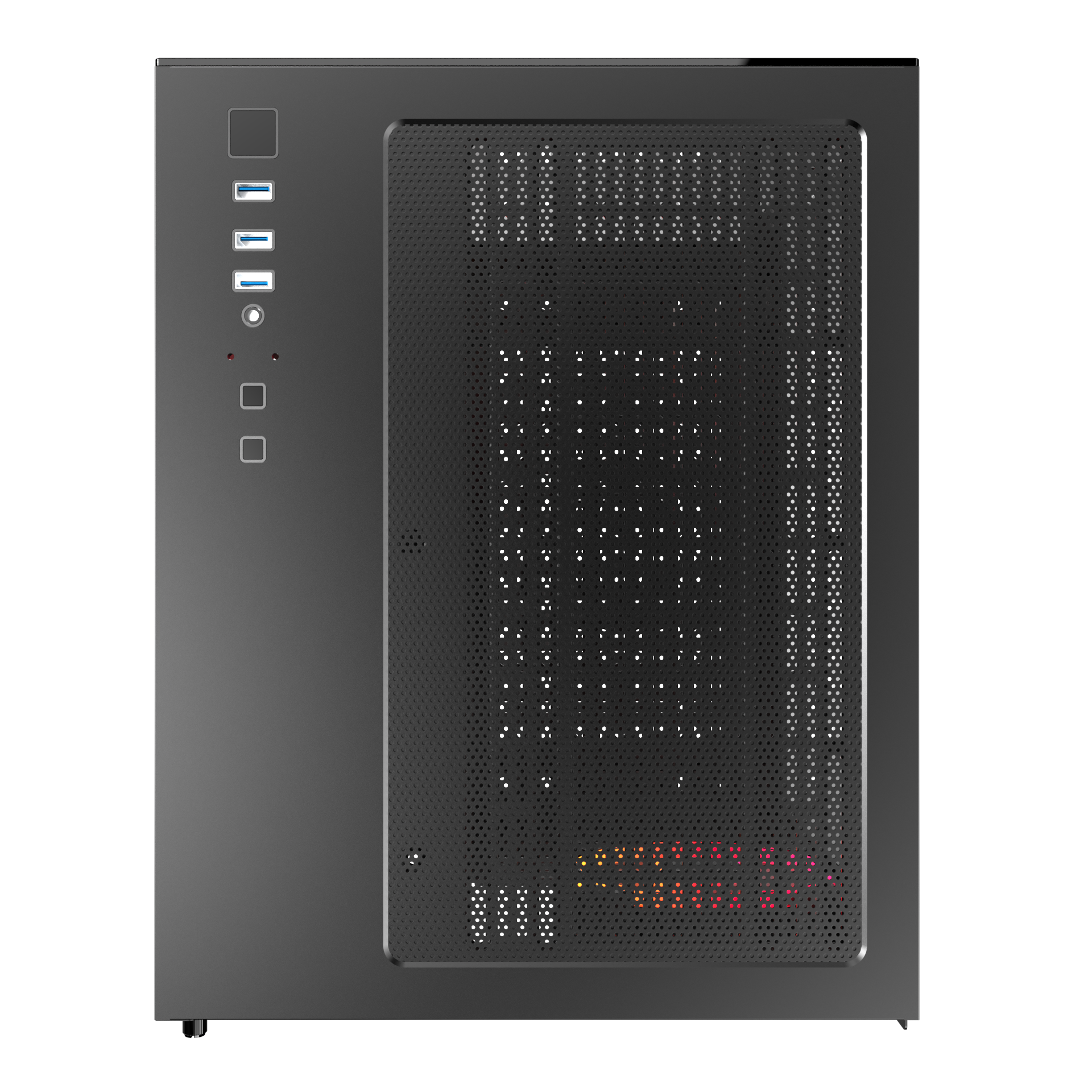 Matériels informatique boitier M.RED Crystal Sea Mini Noir infinytech Réunion 05
