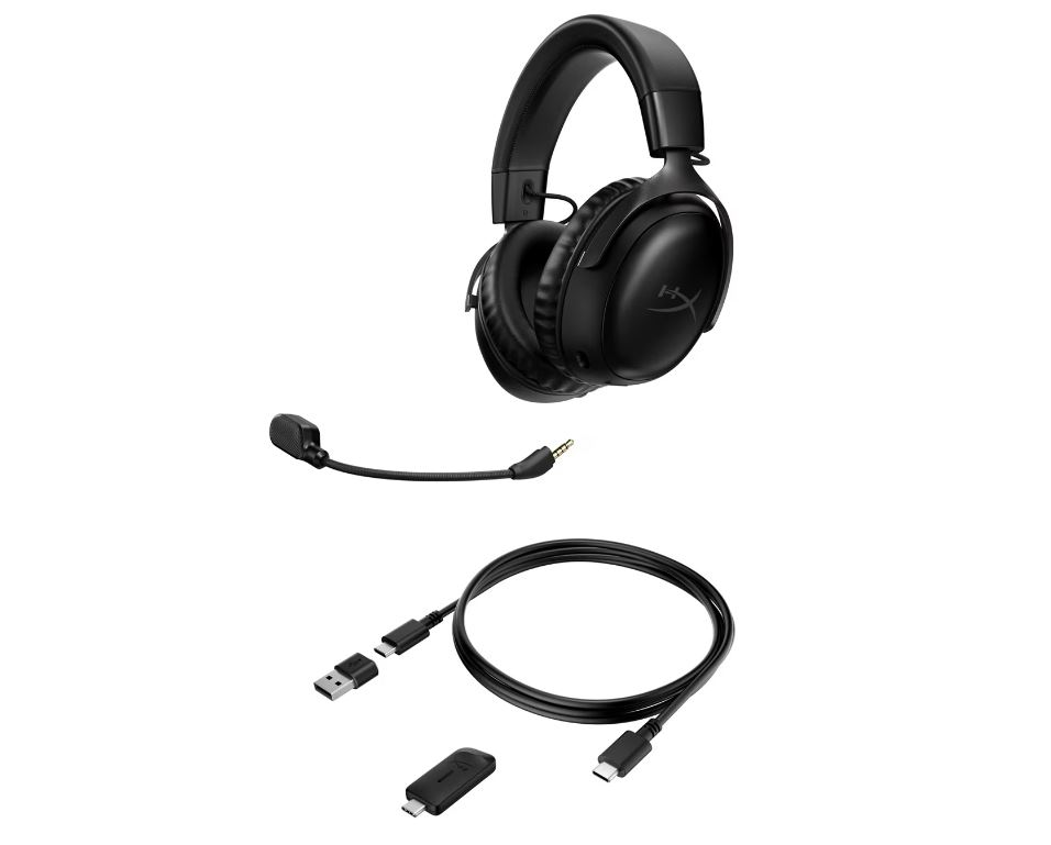 Matériels informatique casque micro HP HyperX Cloud III Sans Fil Noir infinytech Réunion 04