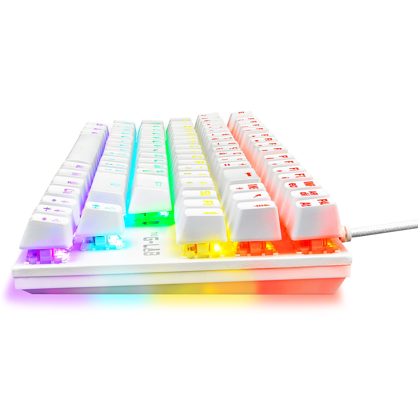Matériels informatique pack clavier souris THE G-LAB Combo Mercury Filaire Blanc infinytech Réunion 02