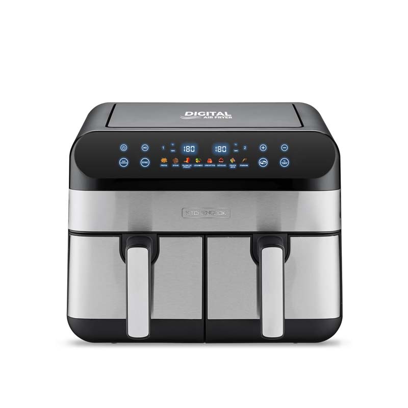 Petit électroménager friteuse sans huile KITCHENCOOK AirFlow9 double bac infinytech Réunion 06