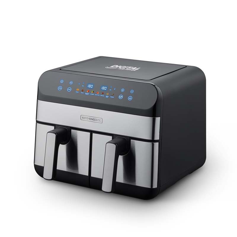 Petit électroménager friteuse sans huile KITCHENCOOK AirFlow9 double bac infinytech Réunion 03