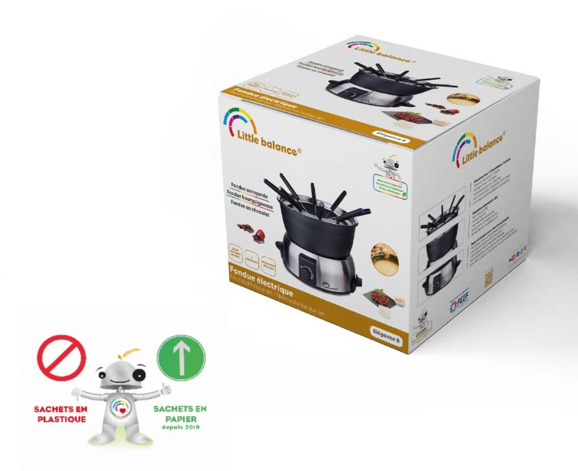 Petit électroménager appareil à fondue LITTLE BALANCE Gourmet 8 personnes infinytech Réunion 02