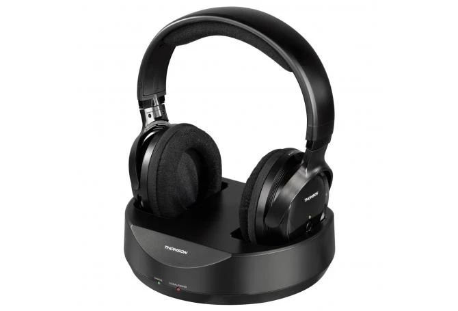 Matériels audio casque TV sans fil THOMSON WHP3001BK Noir infinytech Réunion 01