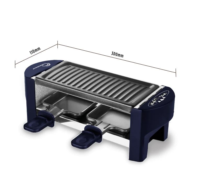 Petit électroménager appareil à raclette LITTLE BALANCE Meuuuh Duo Noir LB8616 infinytech Réunion 02