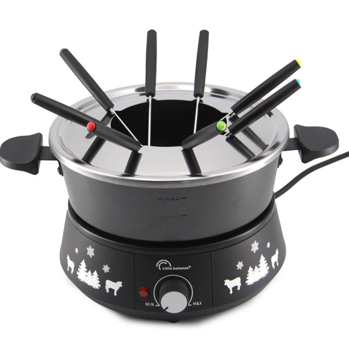 Petit électroménager appareil à Fondue LITTLE BALANCE Black Fondue 8 Meuuuh LB8690 infinytech Réunion 01