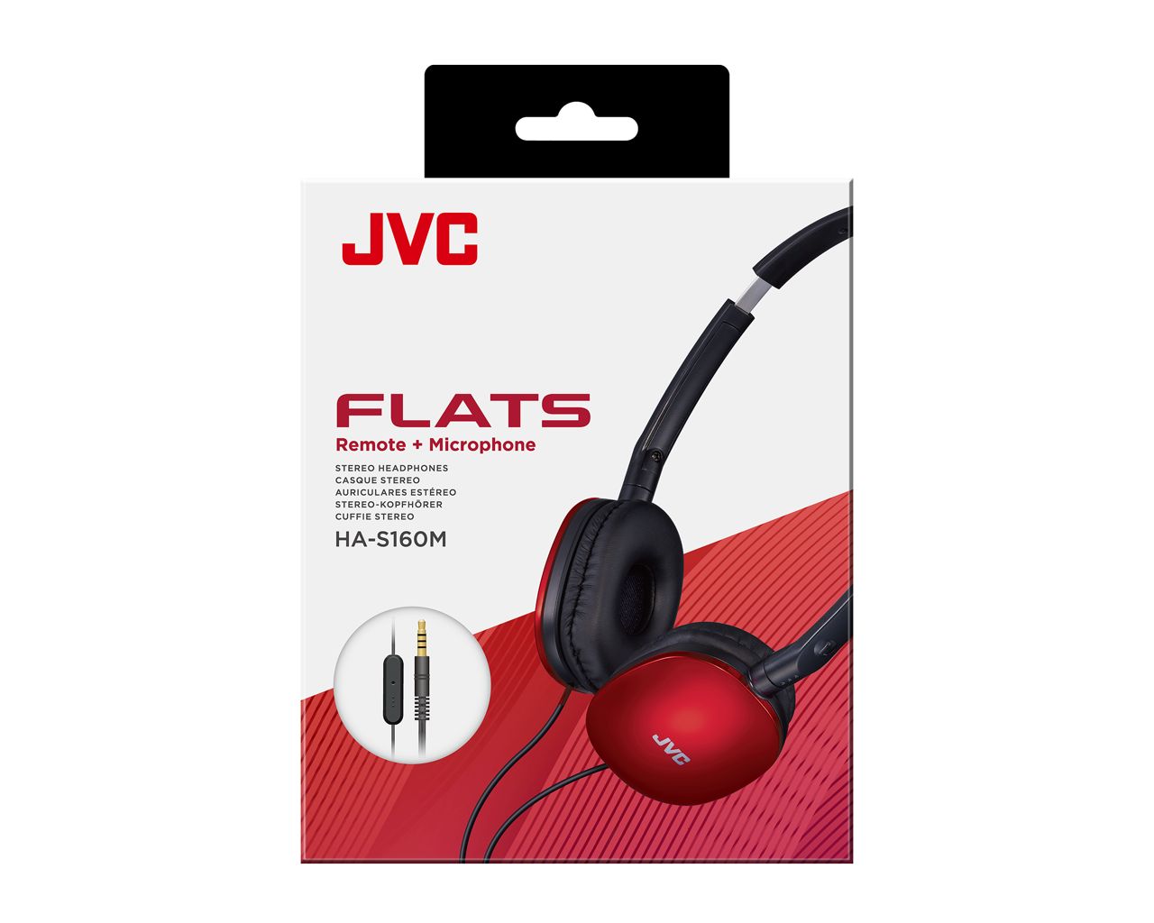 Matériels audio casque micro JVC HA-S160M Rouge infinytech Réunion 04