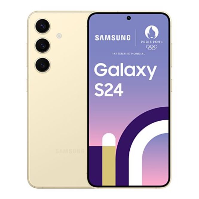 Téléphonie mobile SAMSUNG Galaxy S24 8Go 128Go 5G Jaune infinytech Réunion 01