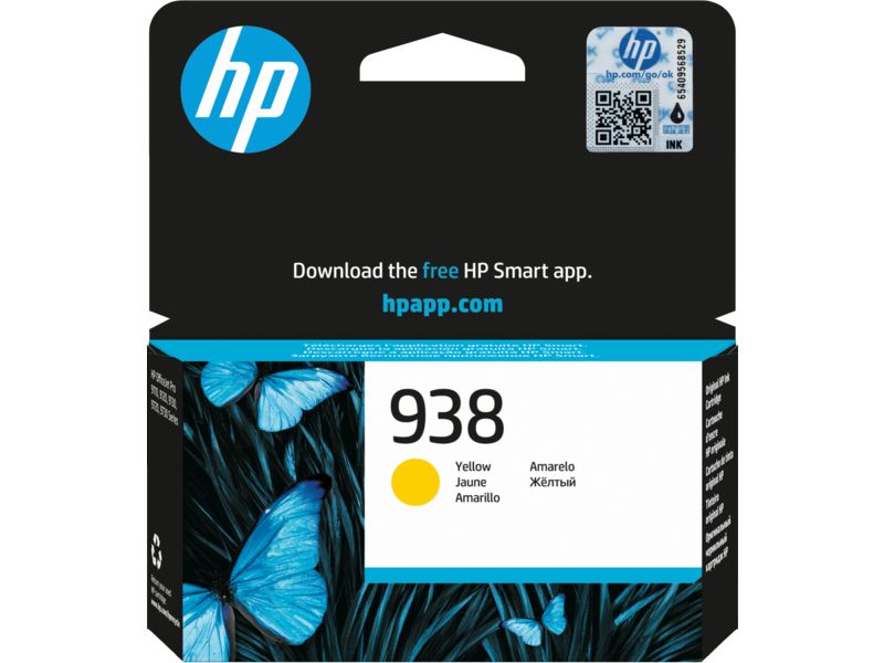 Consommables informatique cartouche dencre HP 938 Jaune 4S6X7PE infinytech Réunion 01
