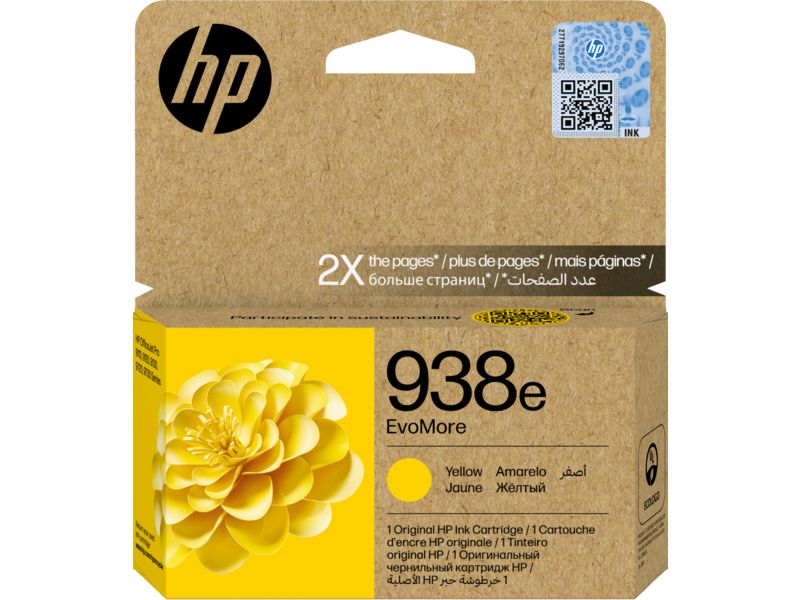 Consommables informatique cartouche dencre HP 938e Jaune 4S6Y1PE infinytech Réunion 01