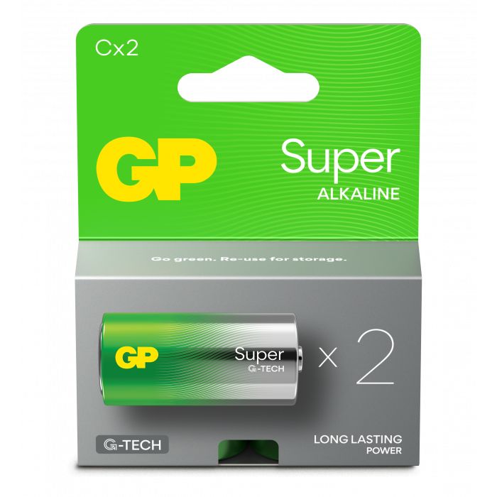 Consommables informatique piles GP Super Alcaline C-pile 14A LR14 infinytech Réunion 01