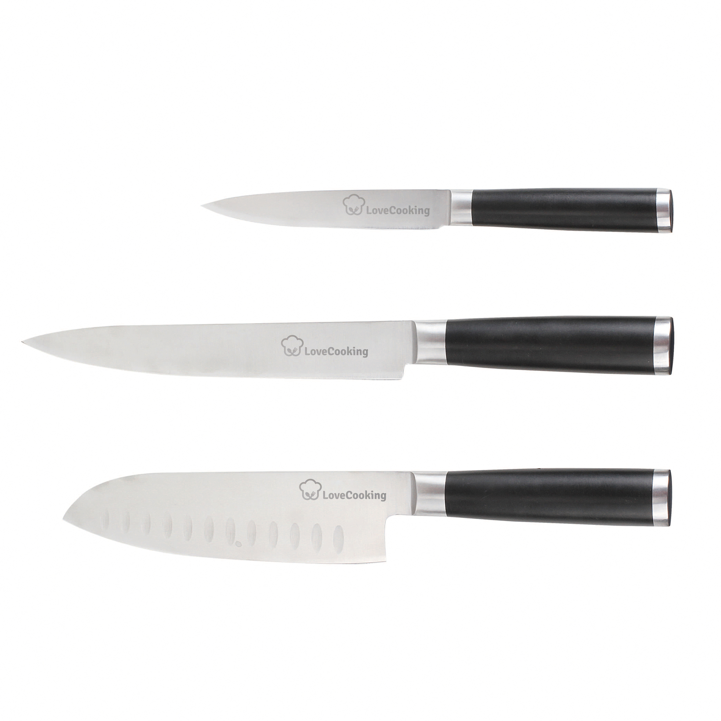 Petit électroménager set de 3 couteaux japonais LIVOO infinytech Réunion 01