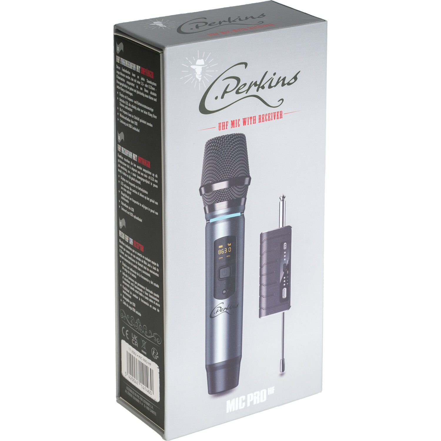 Matériels audio microphone UHF avec recepteur LOTRONIC MIC-PRO-HF infinytech Réunion 03