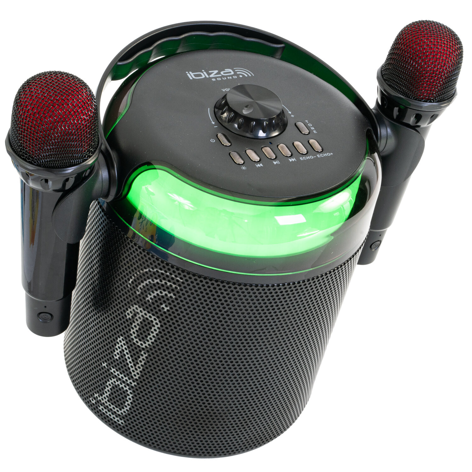 Matériels audio enceinte nomade karaoke LOTRONIC KARAHOME-BK 120W infinytech Réunion 02