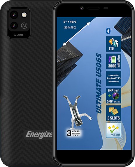 Téléphonie mobile smartphone ENERGIZER U506S infinytech Réunion 01