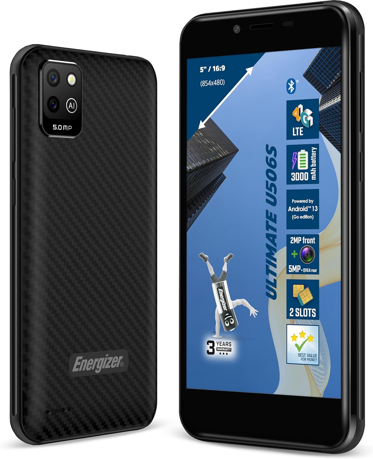 Téléphonie mobile smartphone ENERGIZER U506S infinytech Réunion 02