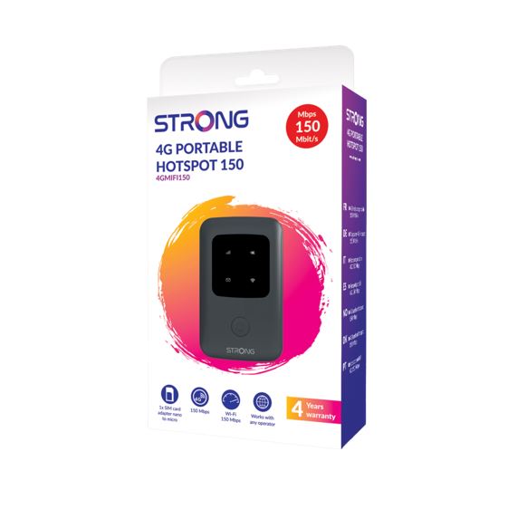 Matériels informatique routeur 4G portable STRONG 4GMIFI150 N150 infinytech Réunion 04