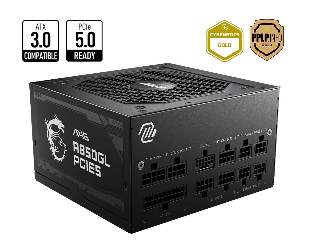 Matériels informatique alimentation modulaire MSI MAG A850GL infinytech Réunion 01