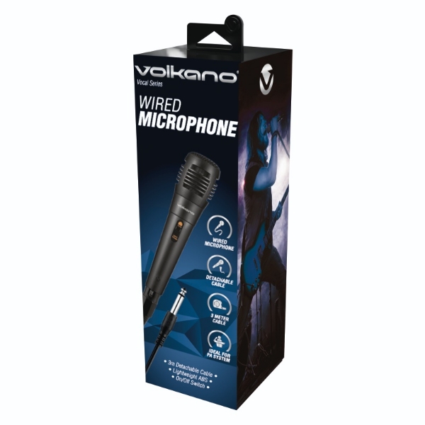 Matériels audio microphone VOLKANO Voice Series Wired VK-30027-BK infinytech Réunion 02