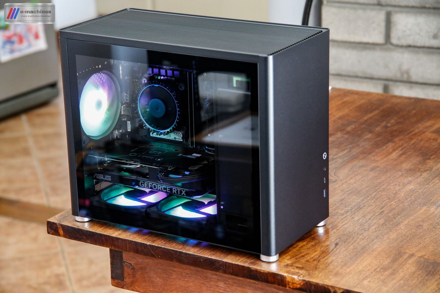 Matériels informatique Mini cube Gamemax Spark Core i5 12400F RTX 4060 ASUS Dual infinytech Réunion 02