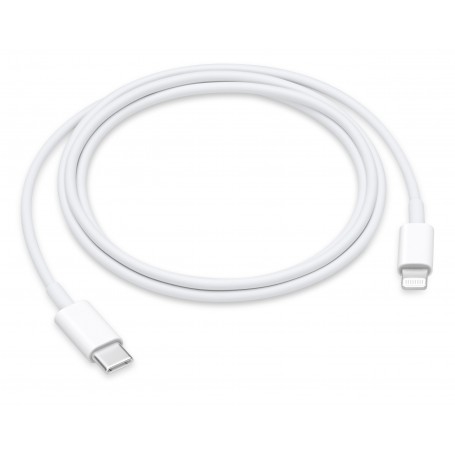 Accessoires téléphonie câble APPLE USB-C vers Lightning 1m Blanc infinytech Réunion 01