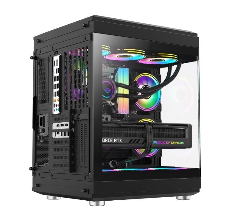 Matériels informatique boitier pc GAMEMAX Hype Noir infinytech Réunion 05